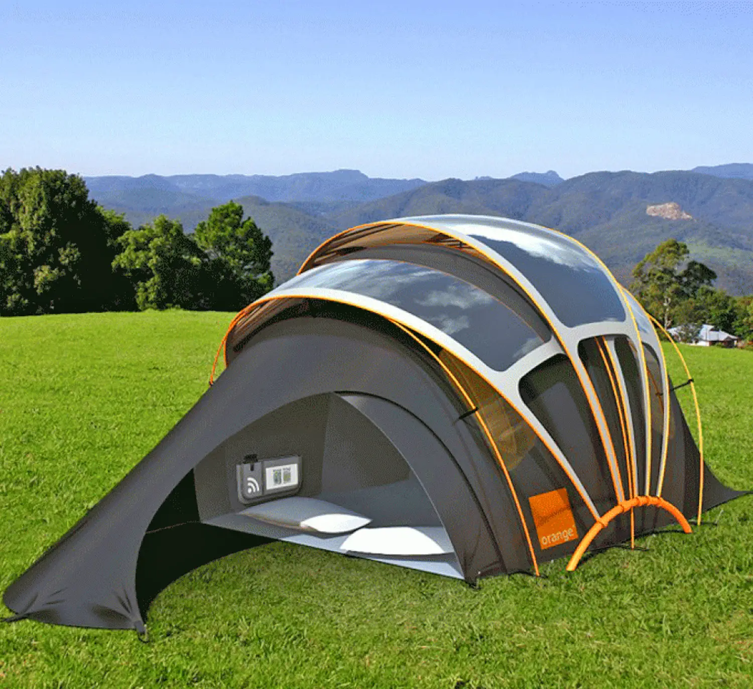 This Solar Tent Has Heated Floors, Wi