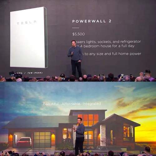 Video: Elon Musk Reveals Tesla Powerwall 2 &  Solar Roof Tiles ...