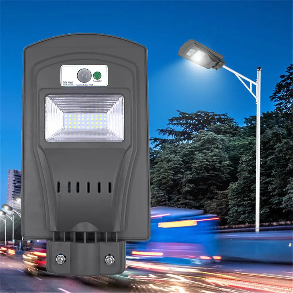 Zimtown 60W/40W/20W Outdoor LED Solar Street Security Light PIR Motion ...